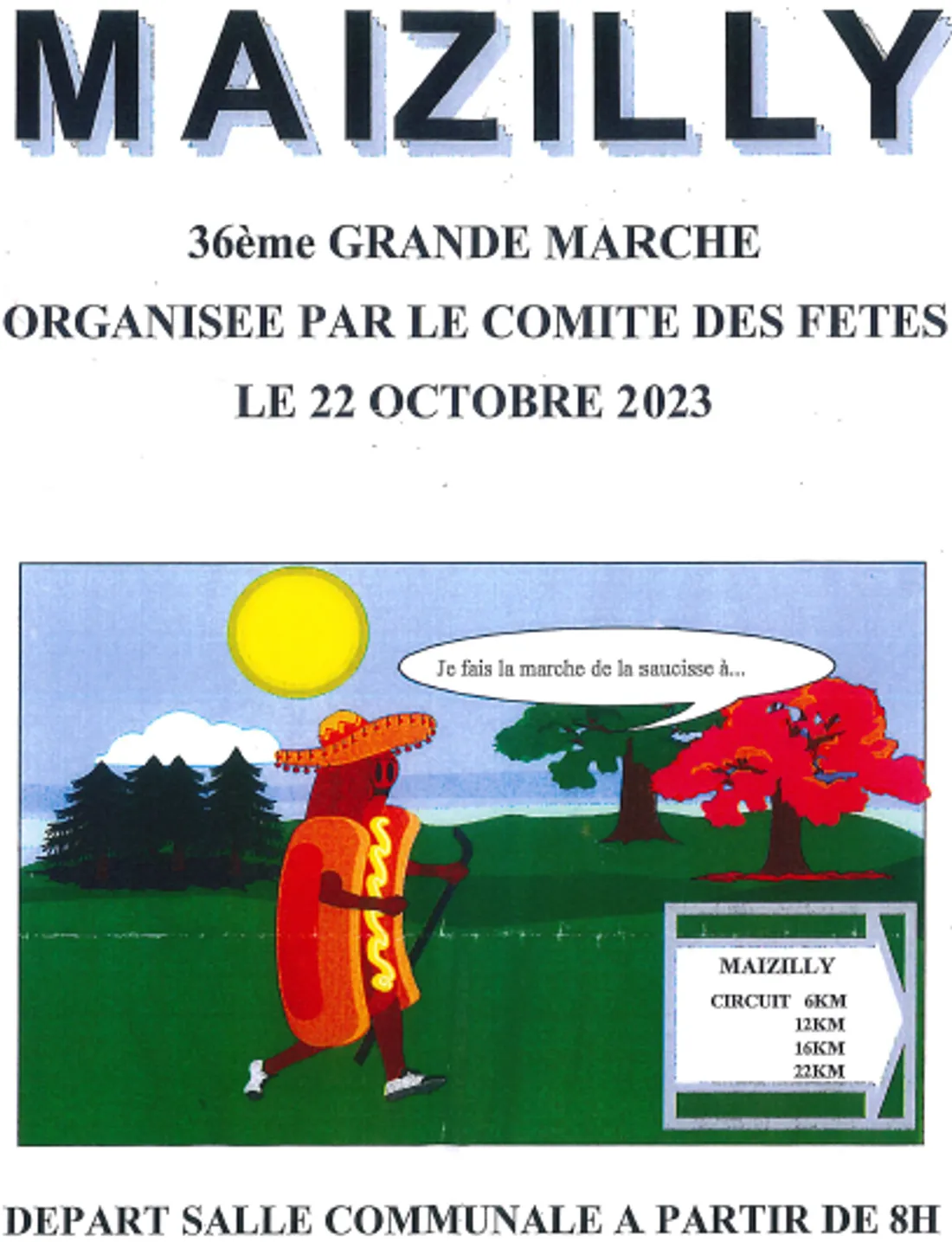 36ème grande marche de Maizilly