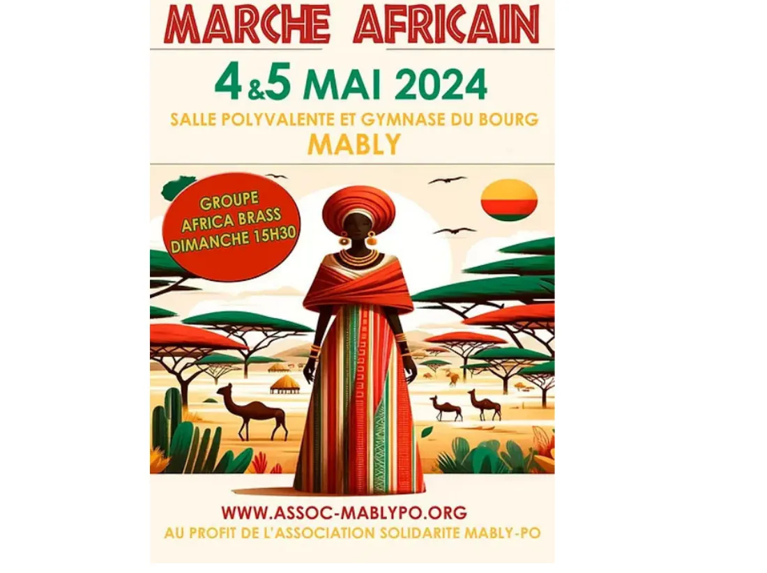 Marché Africain à Mably
