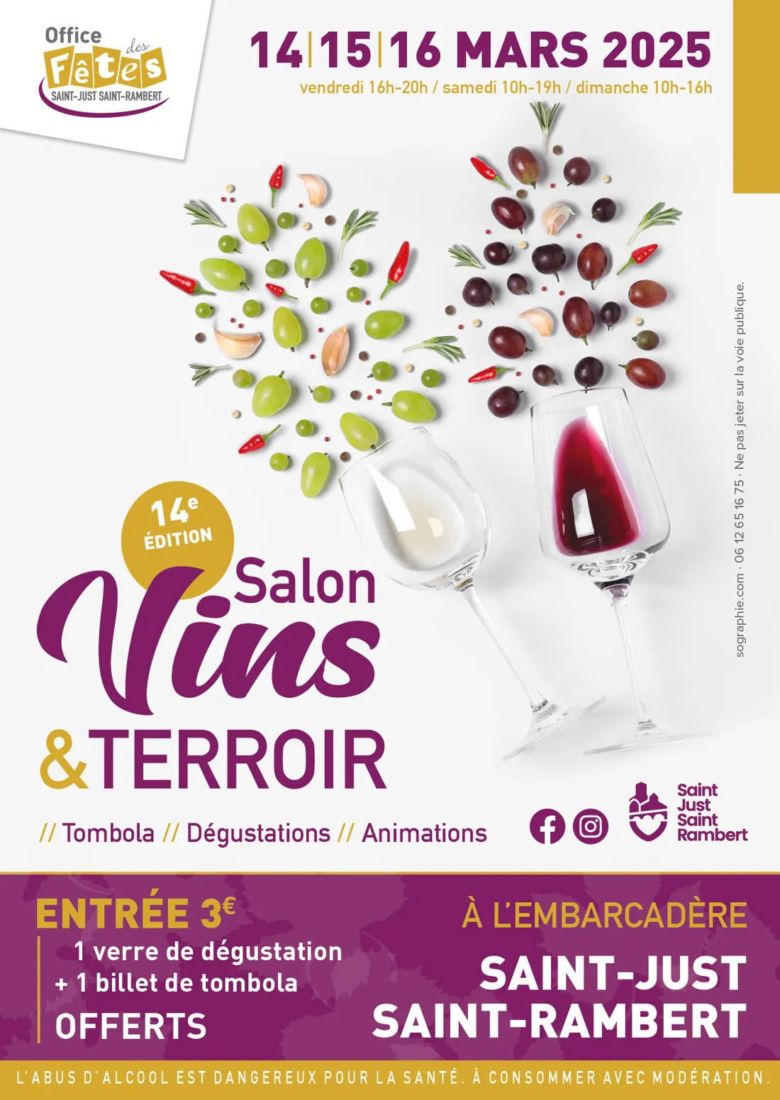 Salon des vins et terroir à St-Just-St-Rambert