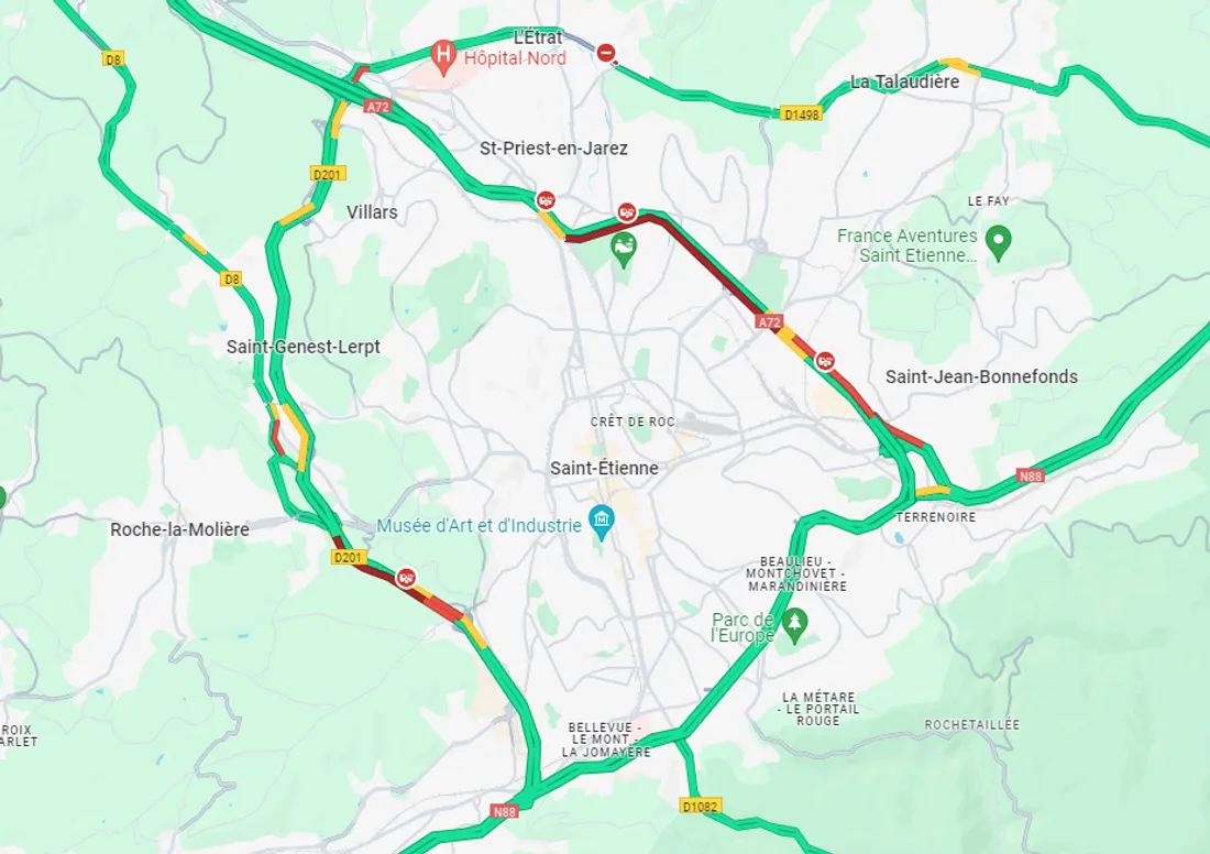 La situation à 17 heures 30.