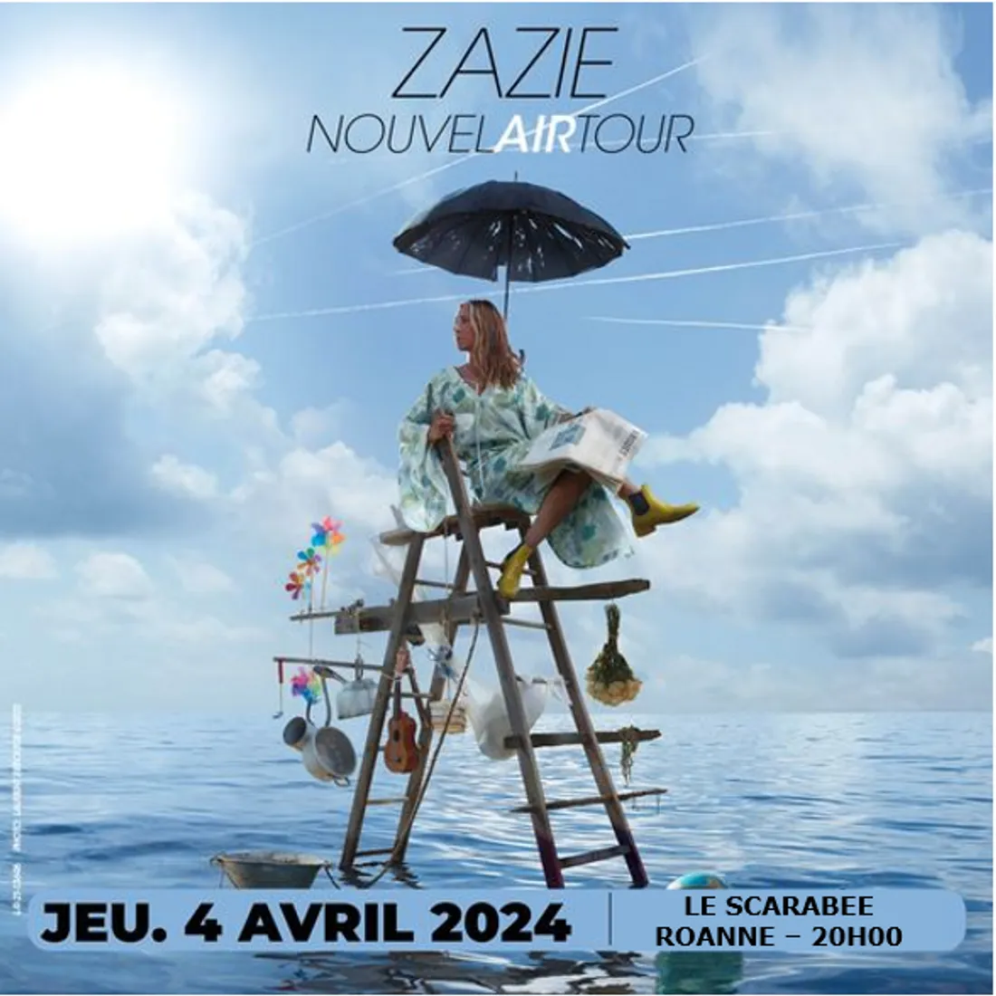 Zazie en concert au Scarabée de Riorges