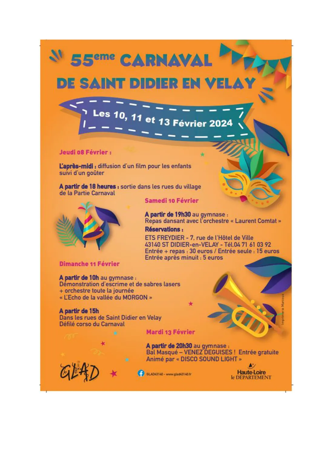 55ème Carnaval de St-Didier-en-Velay