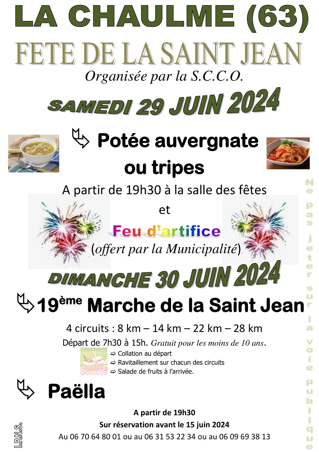 Fête de la St-Jean à La Chaulme