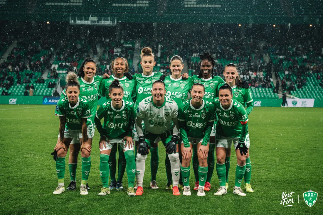Les féminines de l'ASSE.