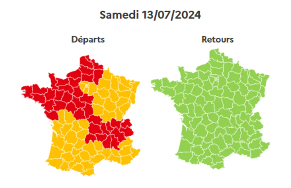 Les prévisions de ce samedi.