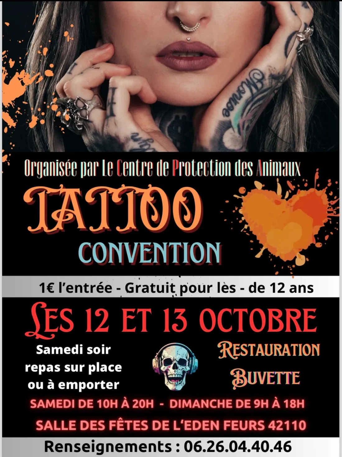 Convention tatouage à Feurs