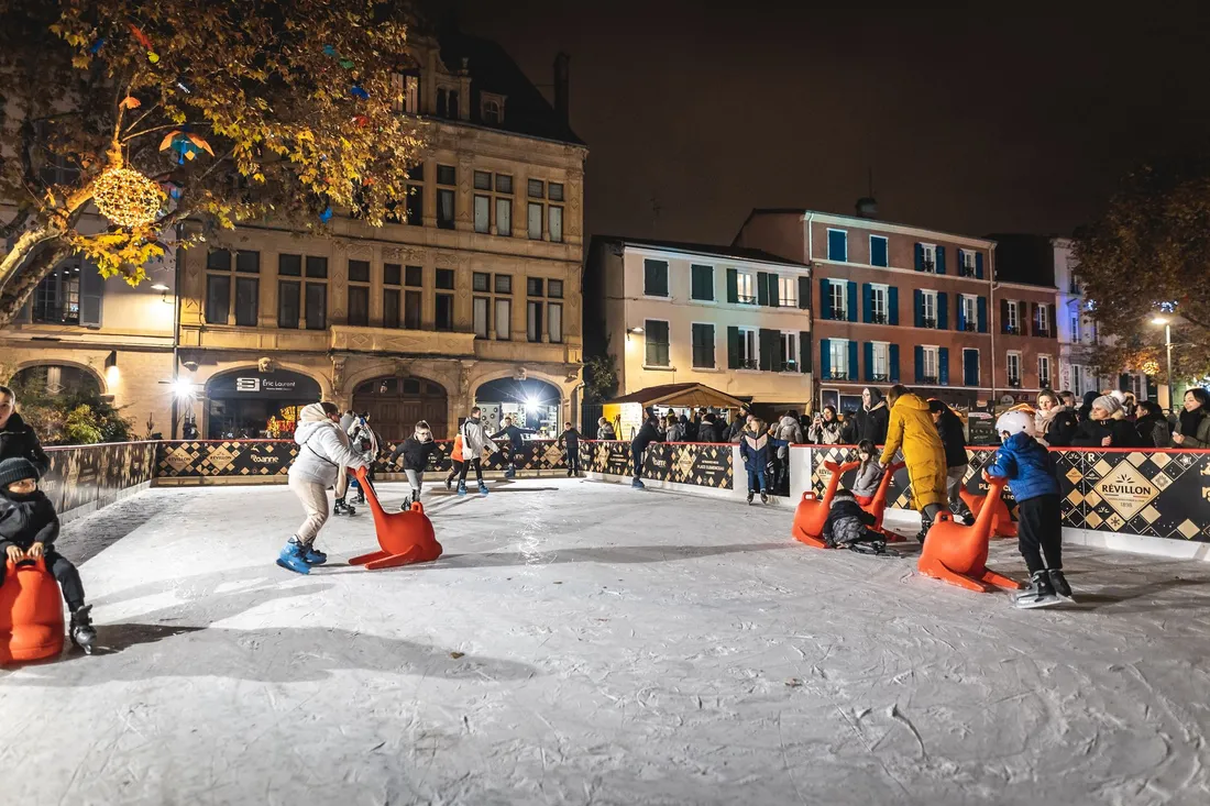 Festi'Noël à Roanne : la patinoire