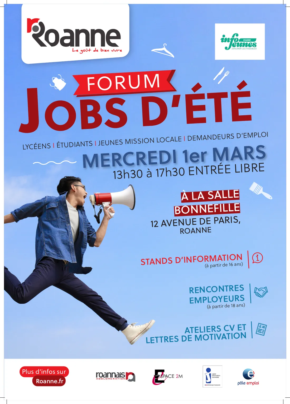 Forum Jobs d'été Roanne 2023
