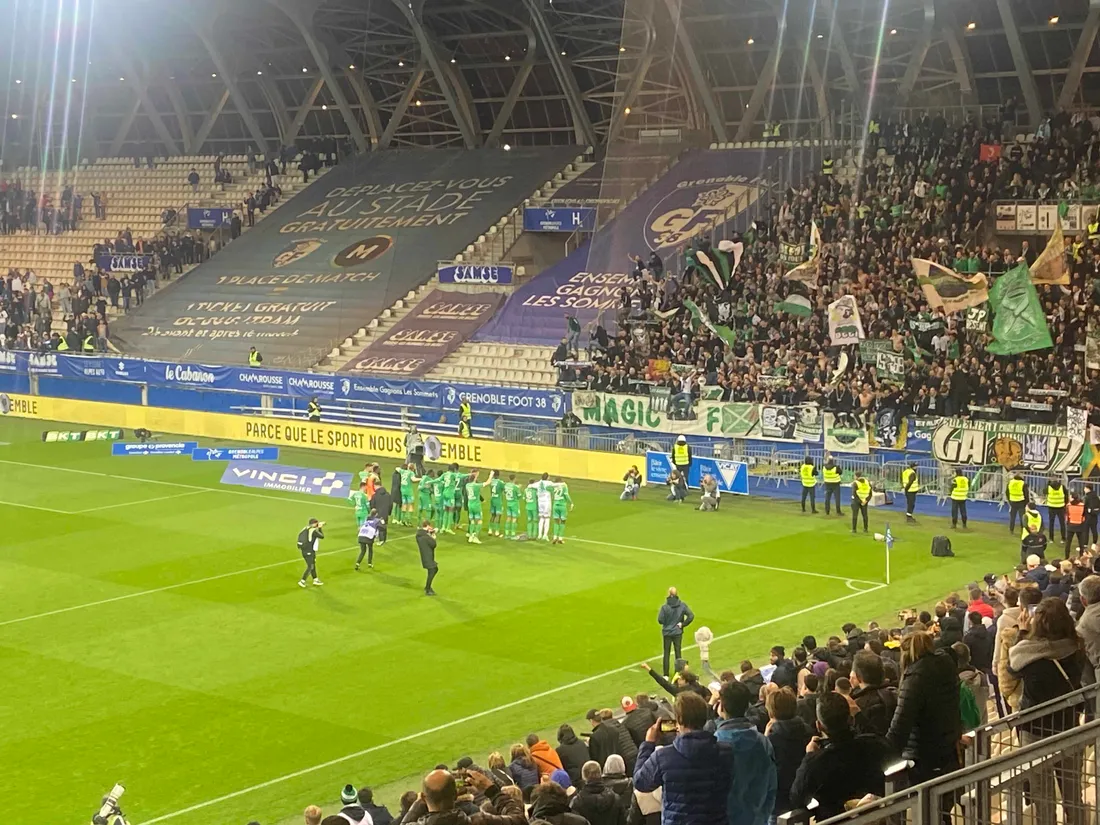 Les verts s'imposent 2-0 à Grenoble