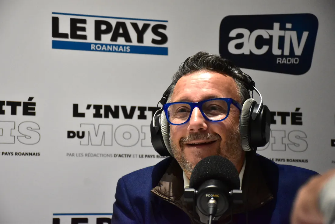 Yves Nicolin invité du mois de novembre des rédactions d'Activ Radio et du Pays Roannais