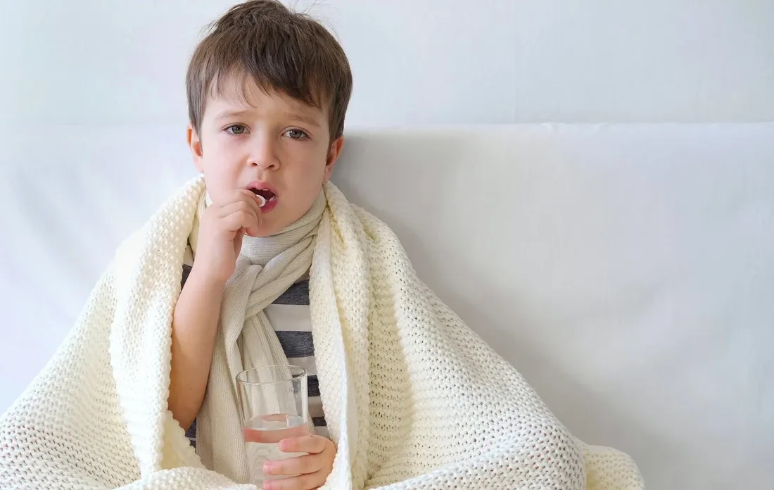 Un enfant malade.