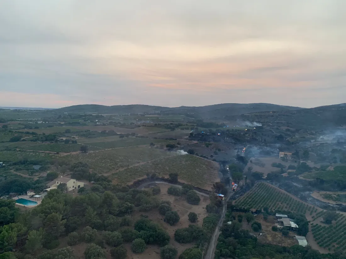 Incendie Hérault 