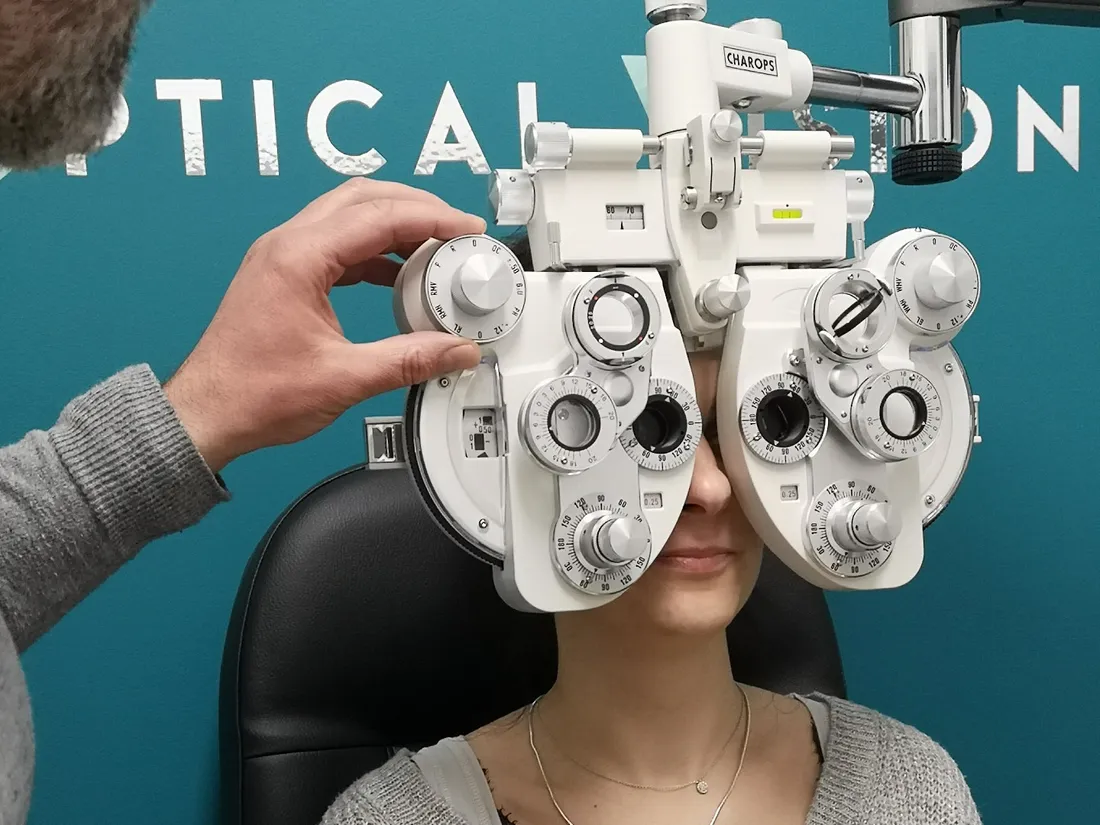 Examen de la vue chez Optical Vision à Roanne