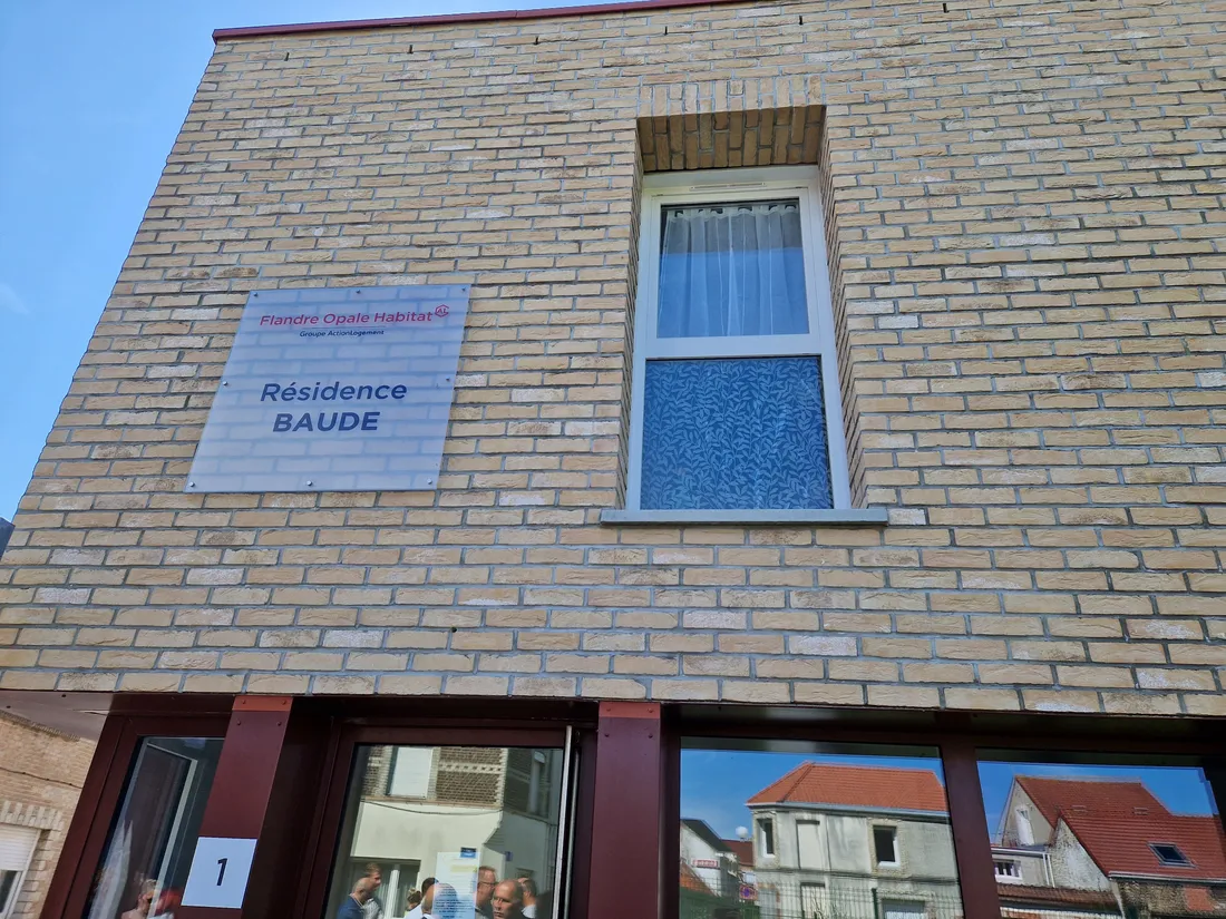 La résidence Baude est située à la place d'une ancienne friche industrielle