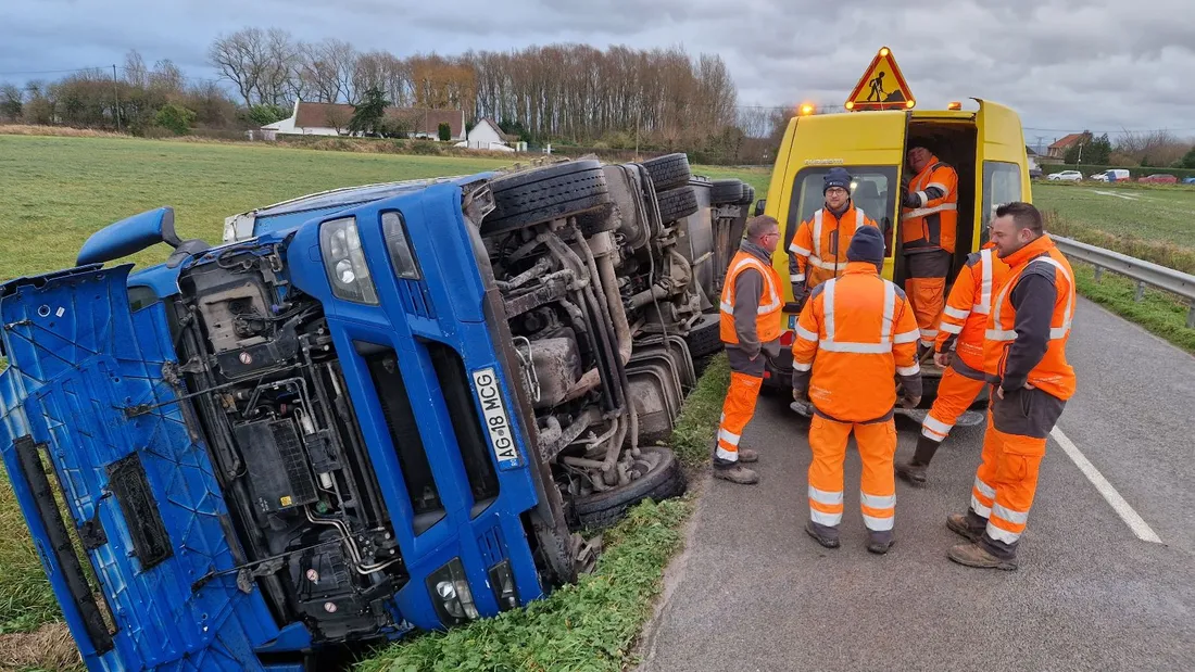 camion couché