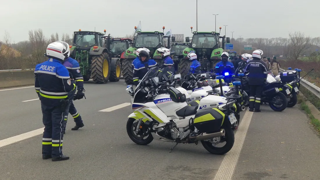 L'A25 est fermée aujourd'hui du fait de la mobilisation des agriculteurs