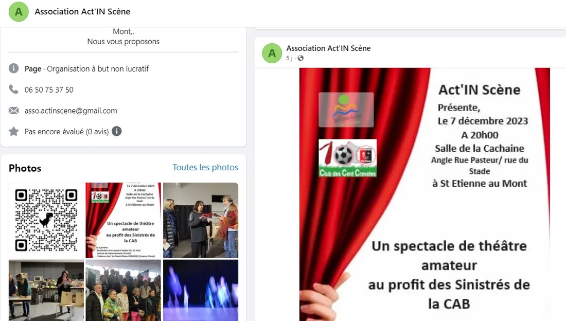 Soirée de mobilisation pour les sinistrés