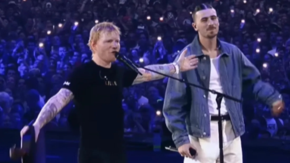  Ed Sheeran et Pierre Garnier - Concert Lille