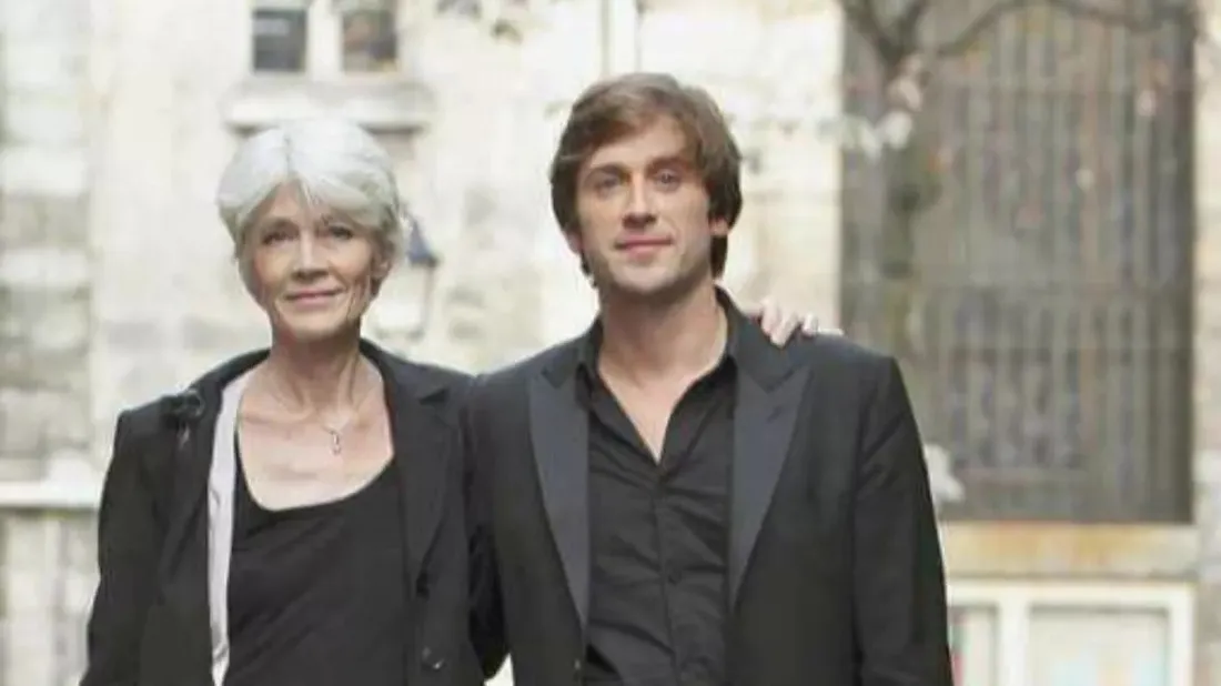 Françoise Hardy et son fils Thomas Dutronc