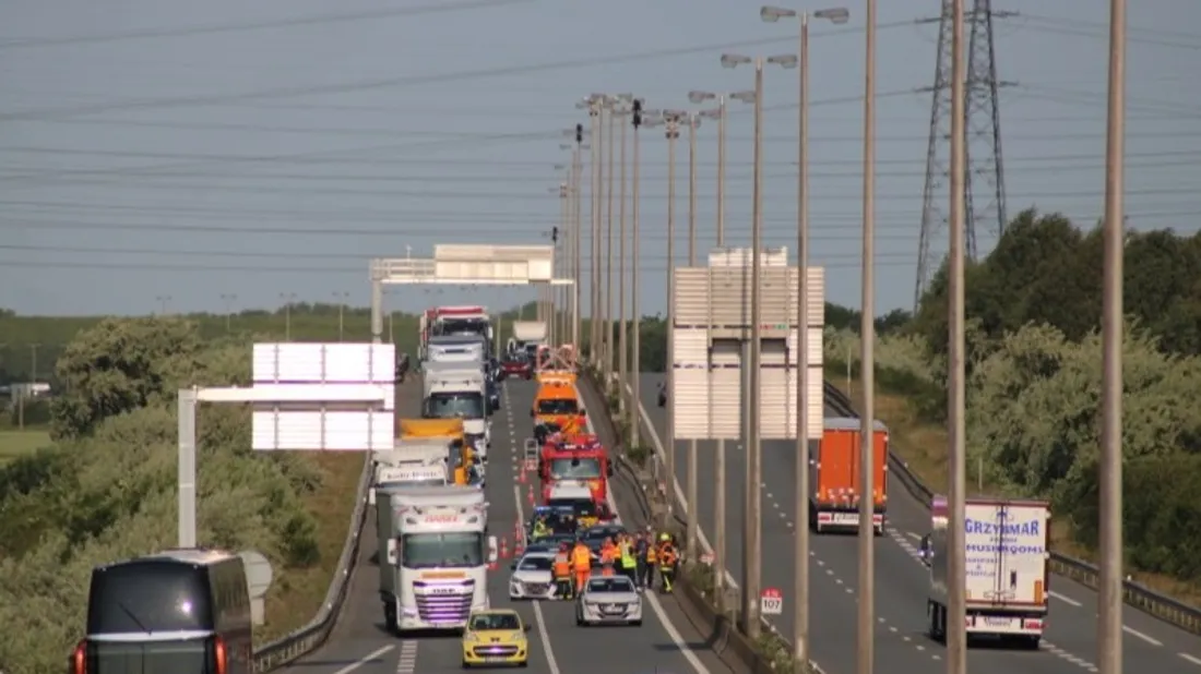 De gros bouchons sur l'A16 ce mardi matin