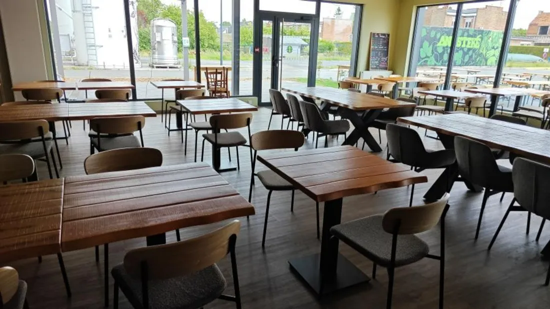 Les clients pourront boire un verre dans la taproom qui vient d'être agrandie. 