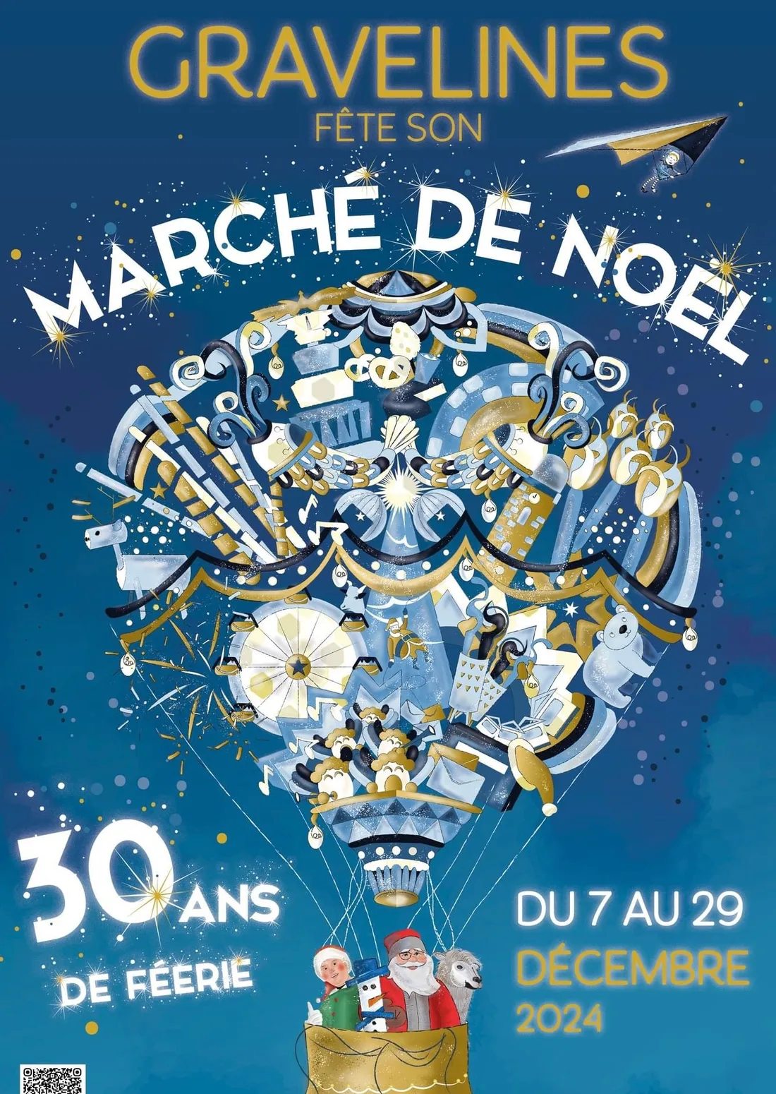 affiche marché de noel de gravelines 2024