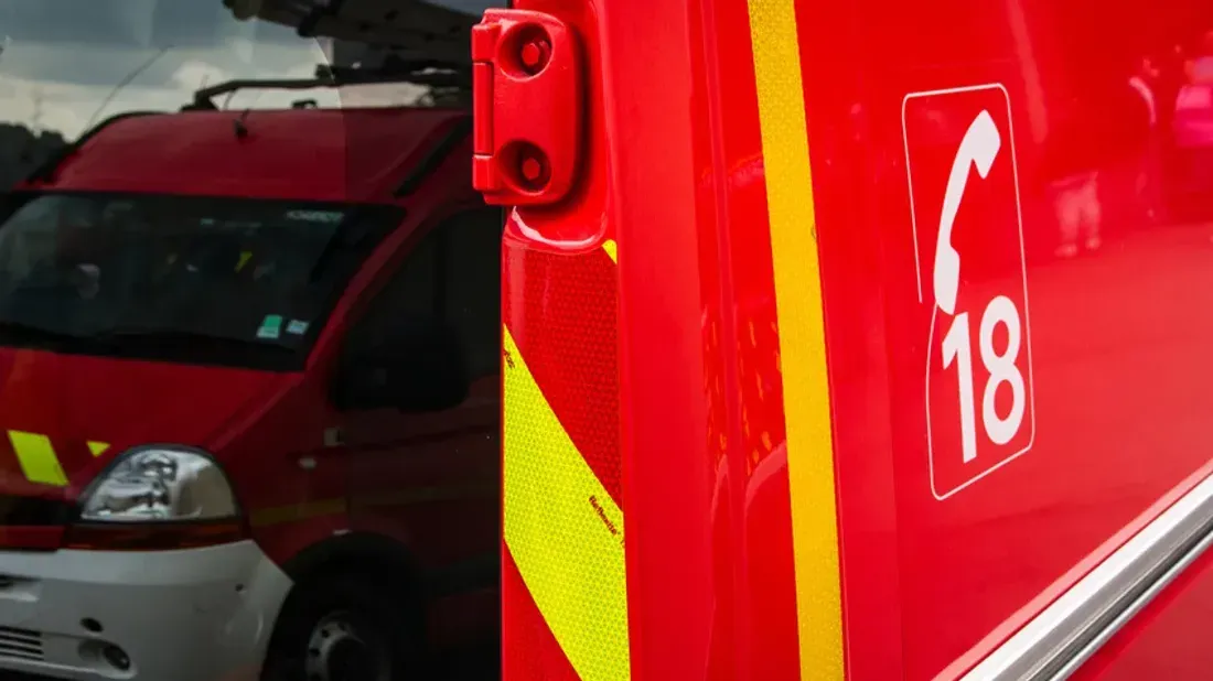 Les pompiers sont sur place depuis ce samedi matin 6h45.