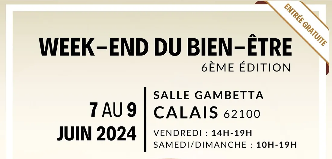 6ème Week-end Bien-être Calais 2024