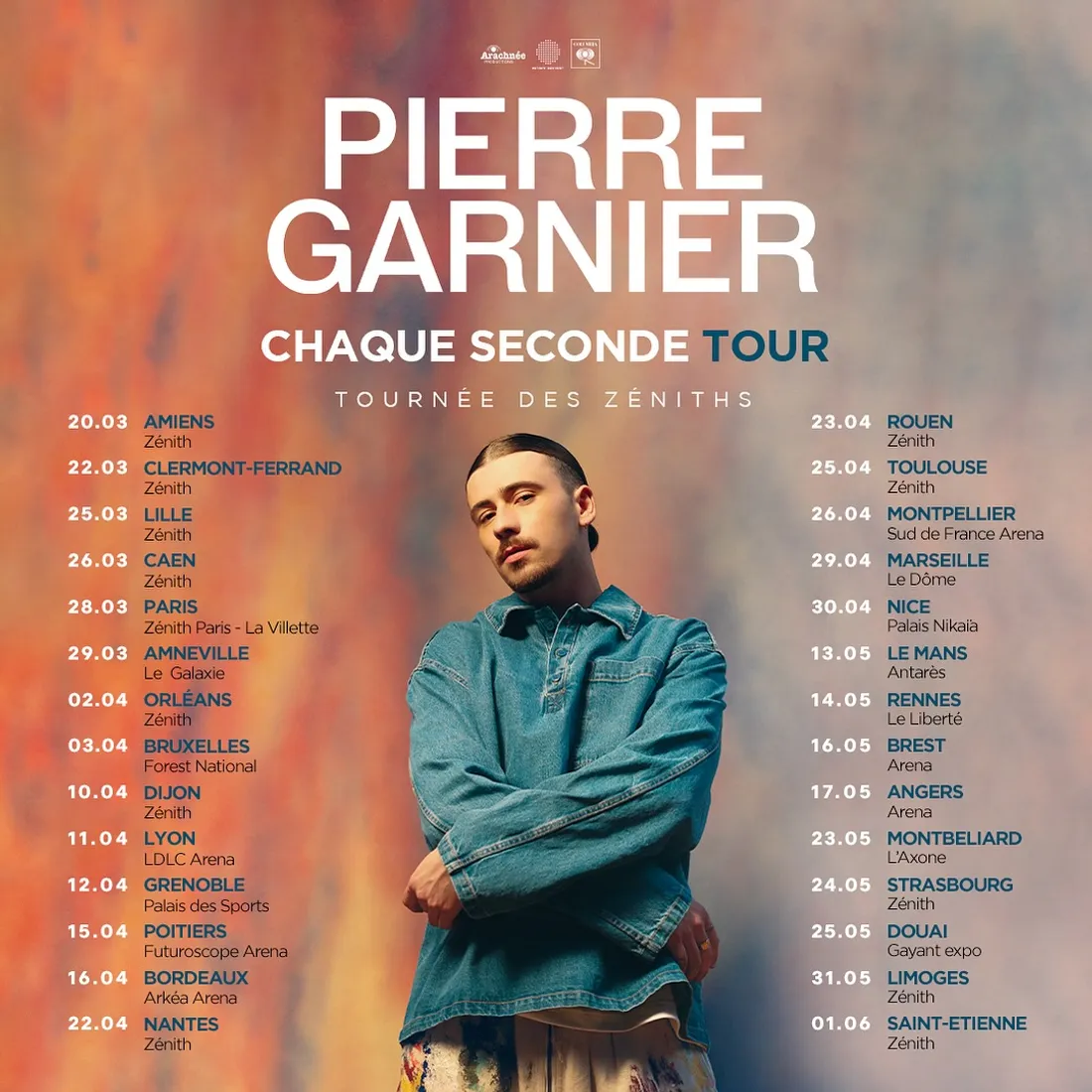 Pierre Garnier "Chaque Seconde Tour" - Les Zénith