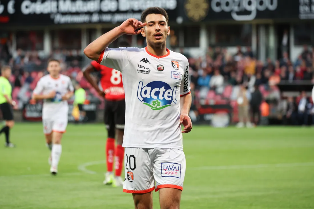 Amin Cherni, premier buteur lavallois.