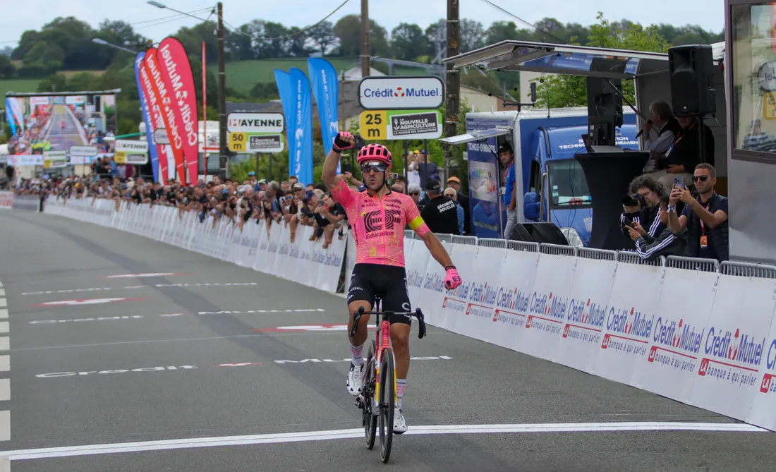 Alberto Bettiol a remporté l'étape reine des Boucles de la Mayenne.