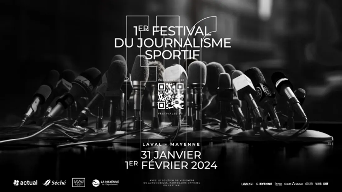 Le Festival du journalisme sportif se déroulera à Laval, les 31 janvier et 1er février 2024.