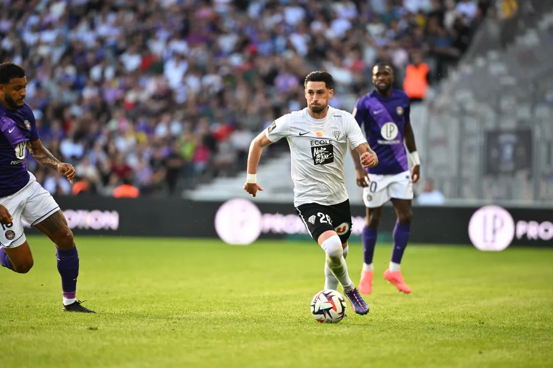 Florent Hanin et Angers Sco ont pris un nouveau point à Toulouse.