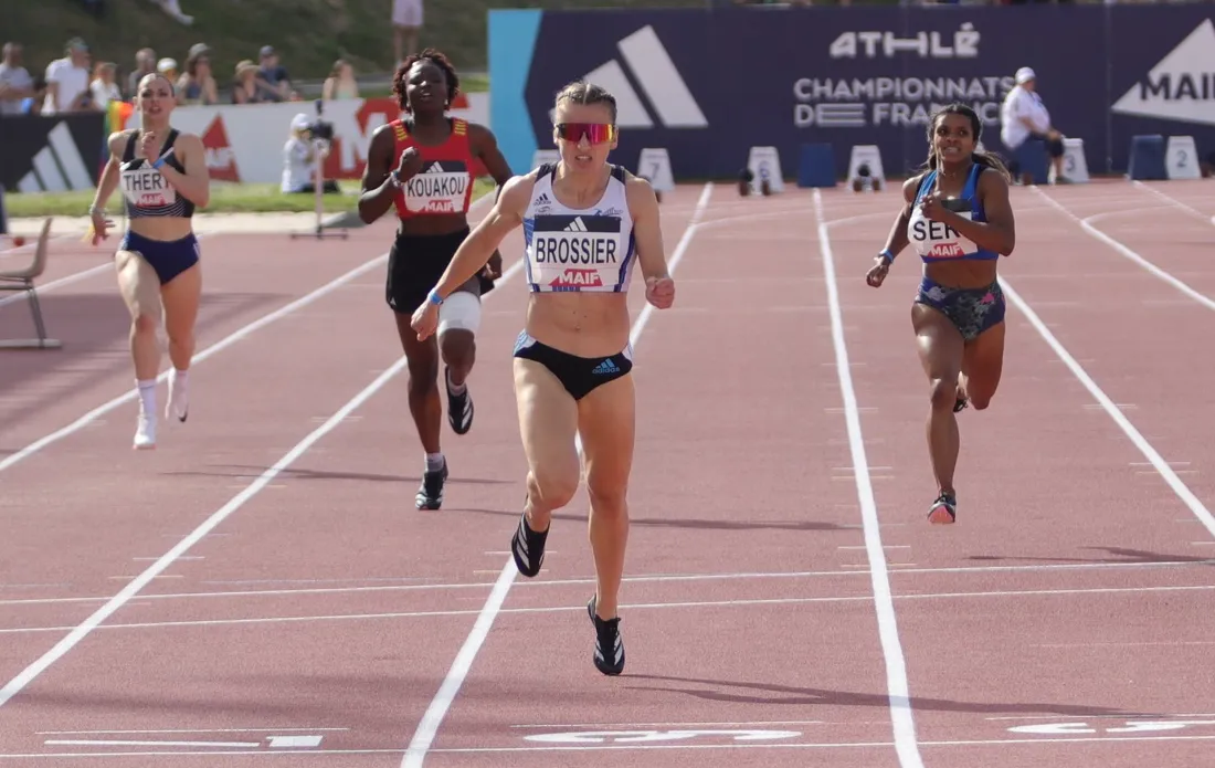 Amandine Brossier a remporté sa série du 400 m.