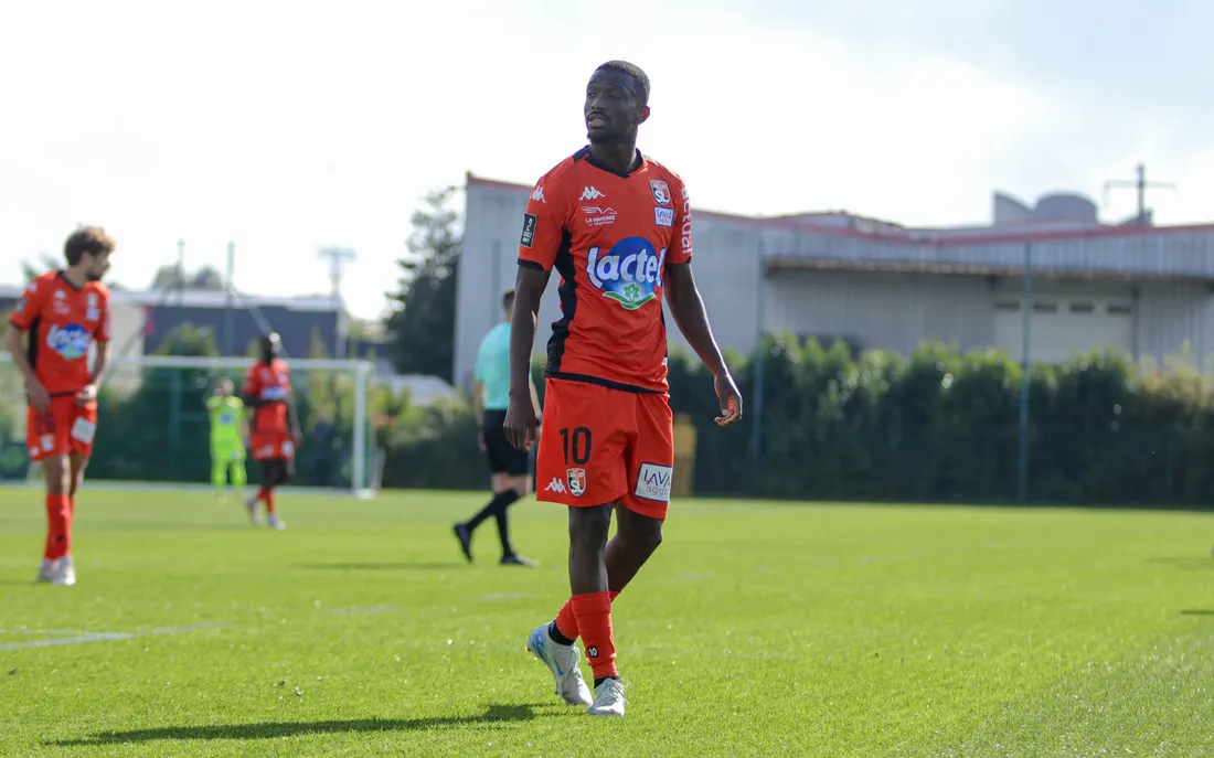 Kévin Zohi a marqué son premier but avec le Stade lavallois.