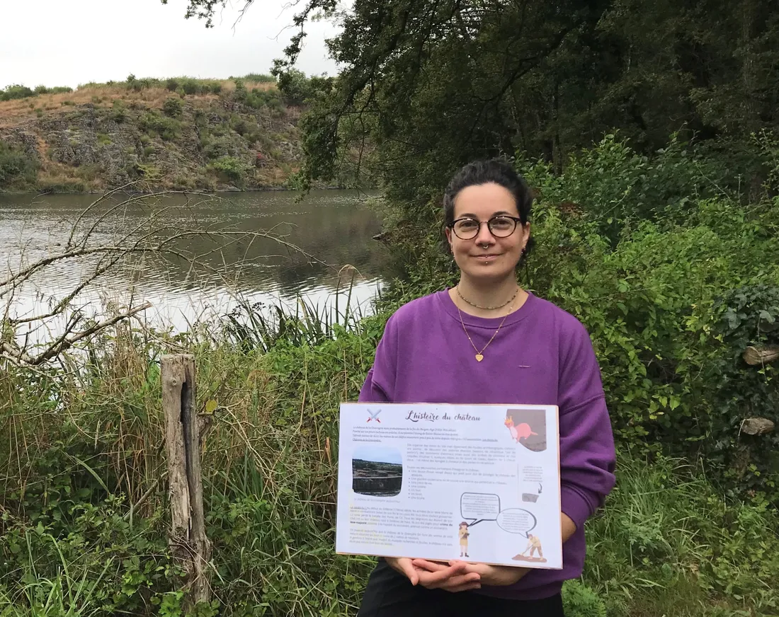 Mathilde Lemeux, éducatrice à l'environnement de Nat'ère, avait préparé cet événement pour l'été.