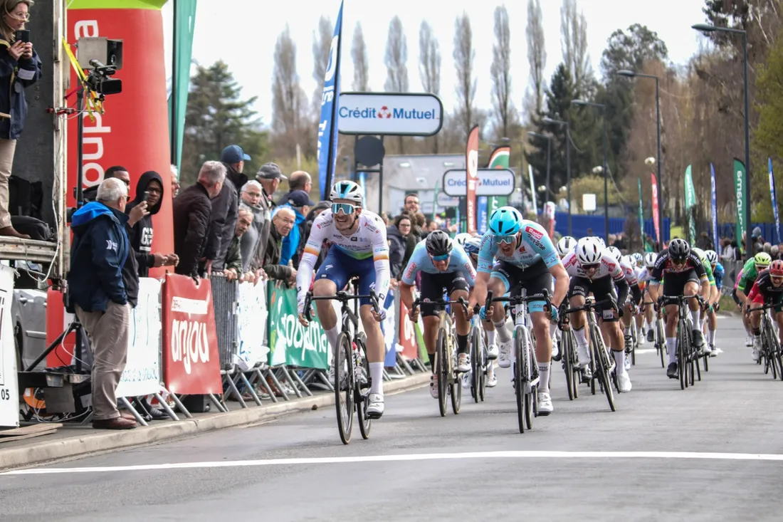  Lucas Boniface s'est imposé au sprint sur Nantes - Segré.