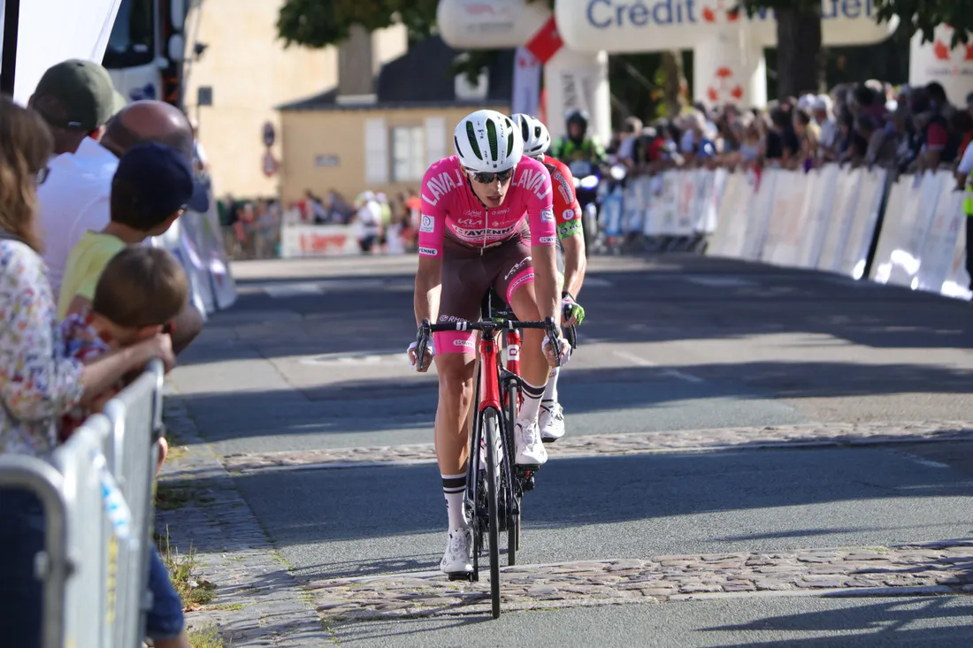 Mathias Ribeiro Da Cruz (Mayenne V&B-Monbana) est champion de France du chrono.