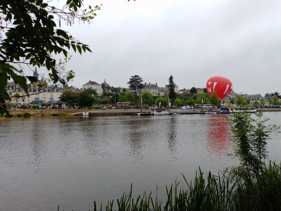 La flamme olympique est en Mayenne toute la journée.