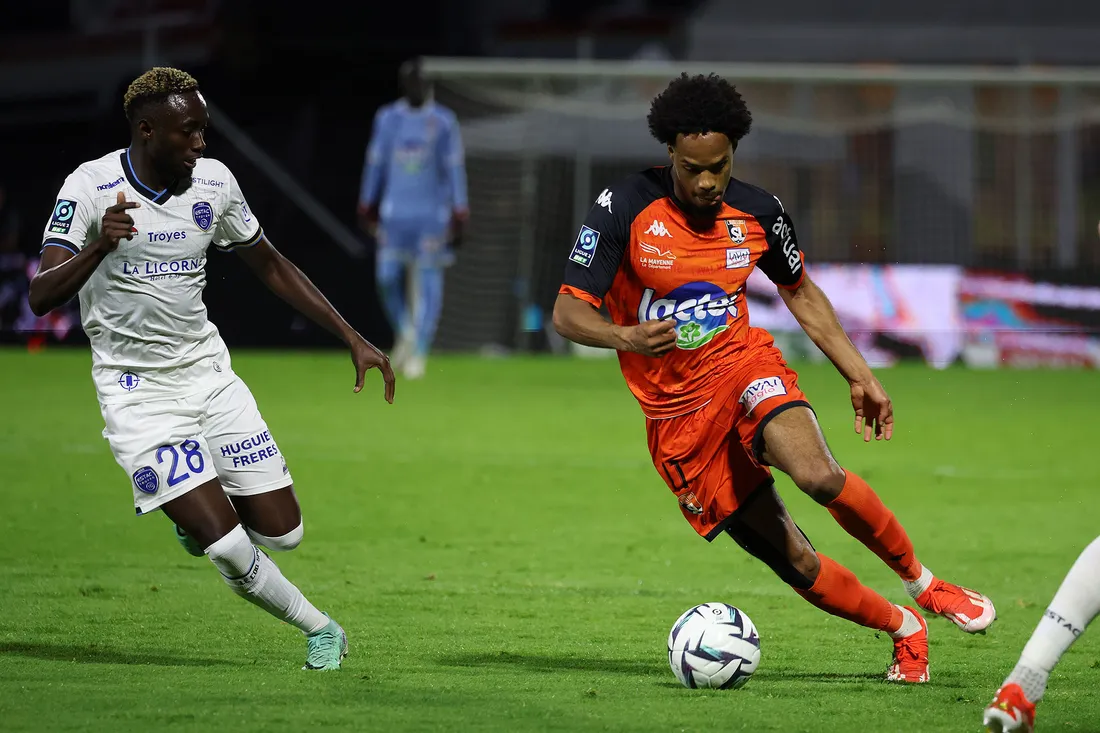 Rémy Labeau-Lascary a été le Lavallois le plus remuant.