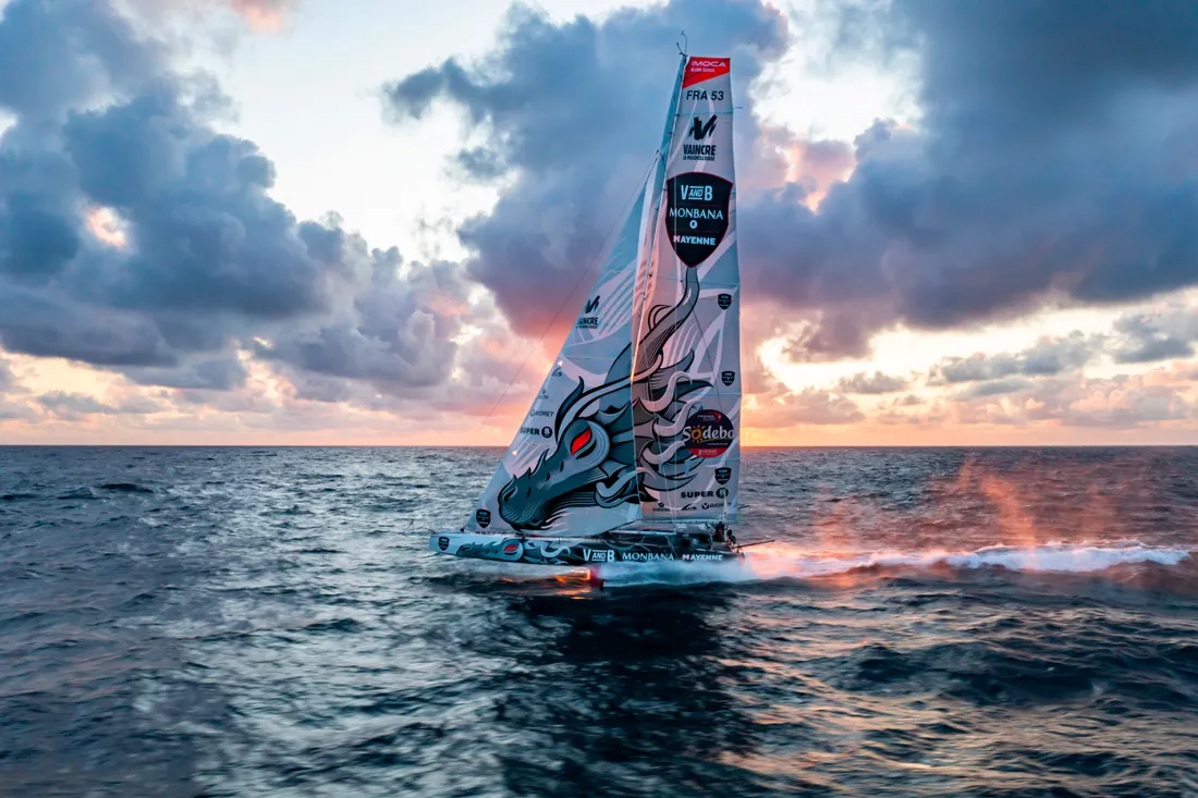 Maxime Sorel abandonne le Vendée Globe 2024.