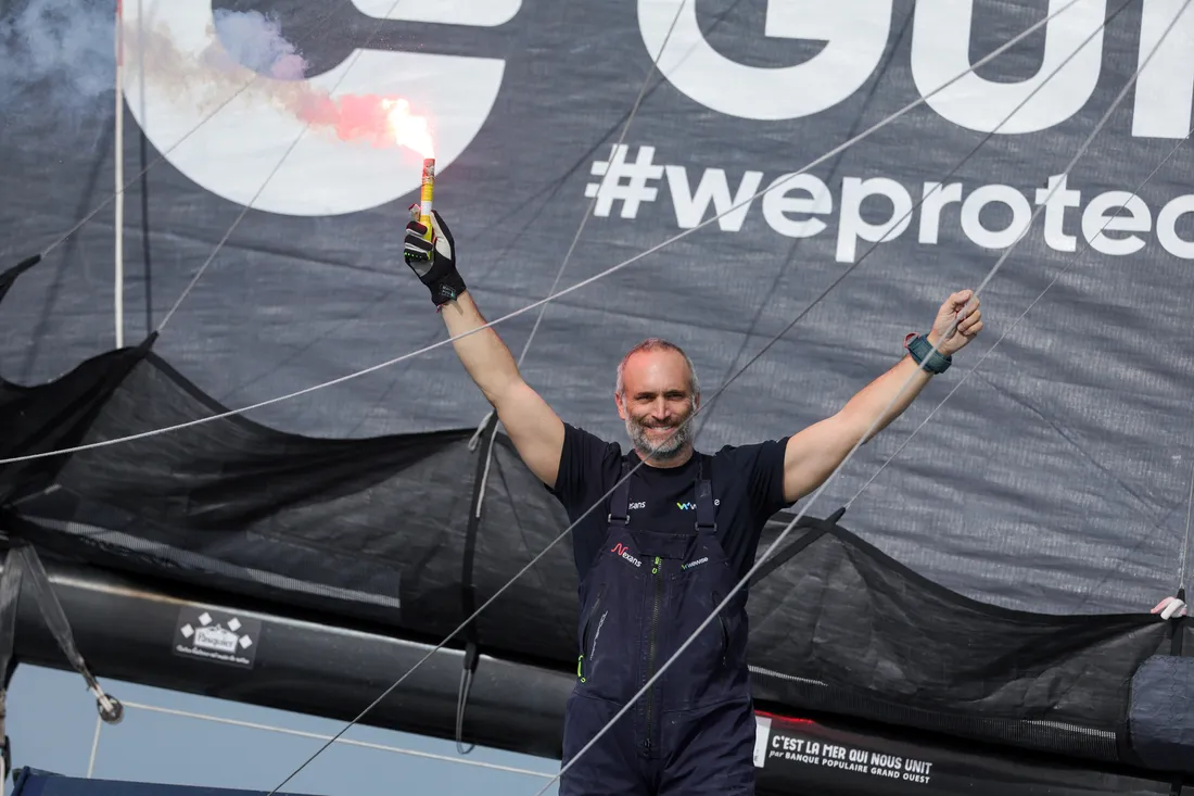 Fabrice Amedeo a bouclé son deuxième tour du monde sur le Vendée Globe.