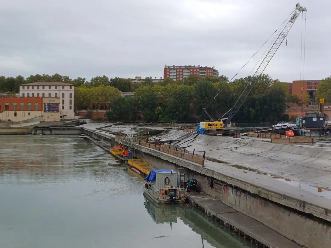 Chantier du Bazacle