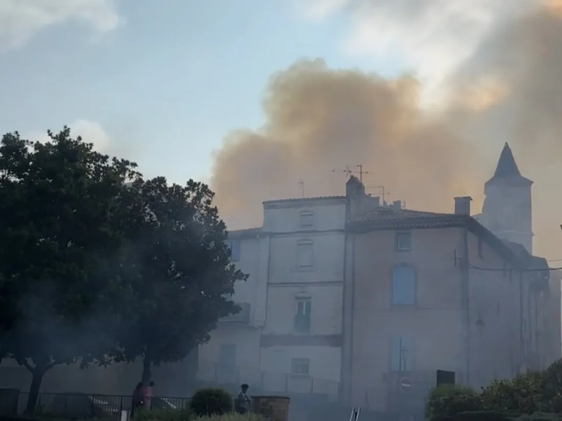 Incendie Mazamet Rue des cordes