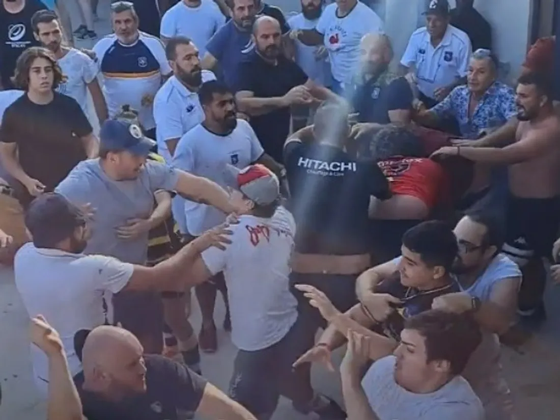 Bagarre du 1er octobre entre les deux équipes de rugby audoise et catalane