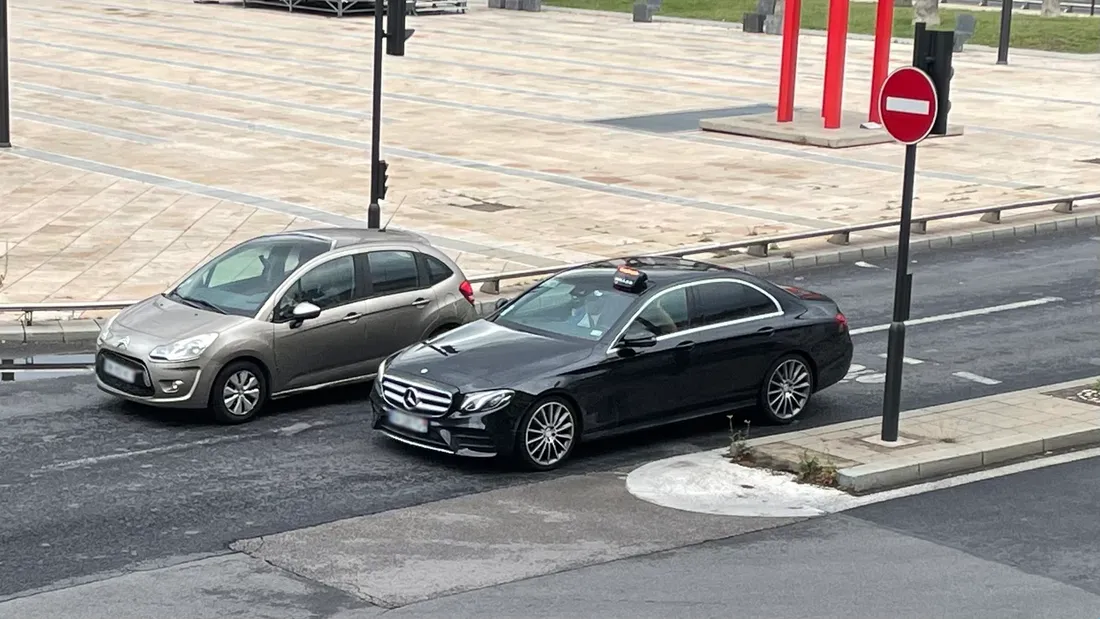 Près de 150 taxis étaient mobilisés