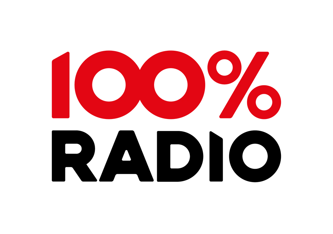 LOGO 100%RADIO LIGHT CMJN PNG