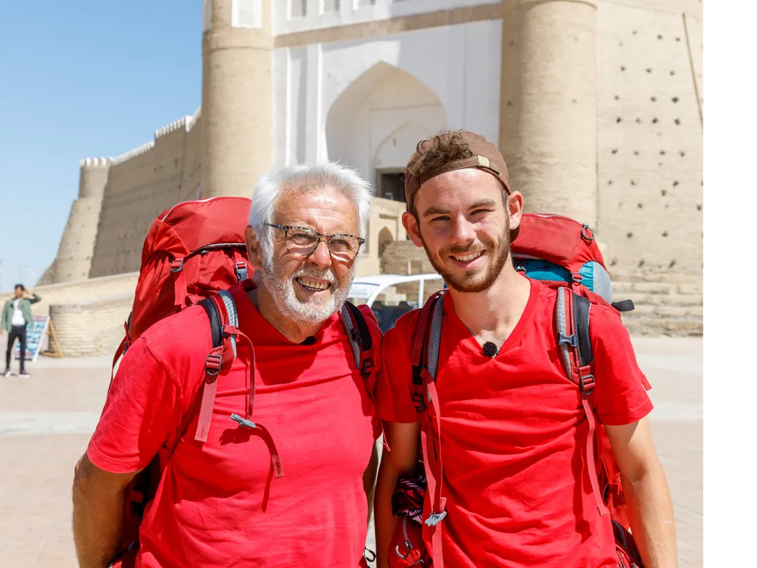 Axel et Jean-Claude, vainqueurs de Pékin Express.