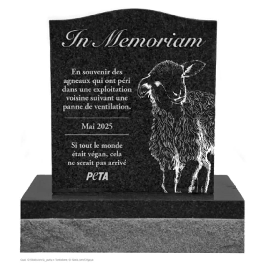 PETA mémorial