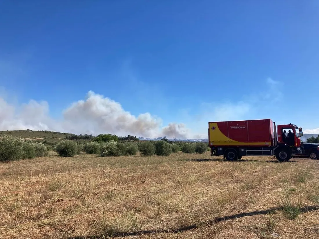 Incendie dans les Pyrénées-Orientales